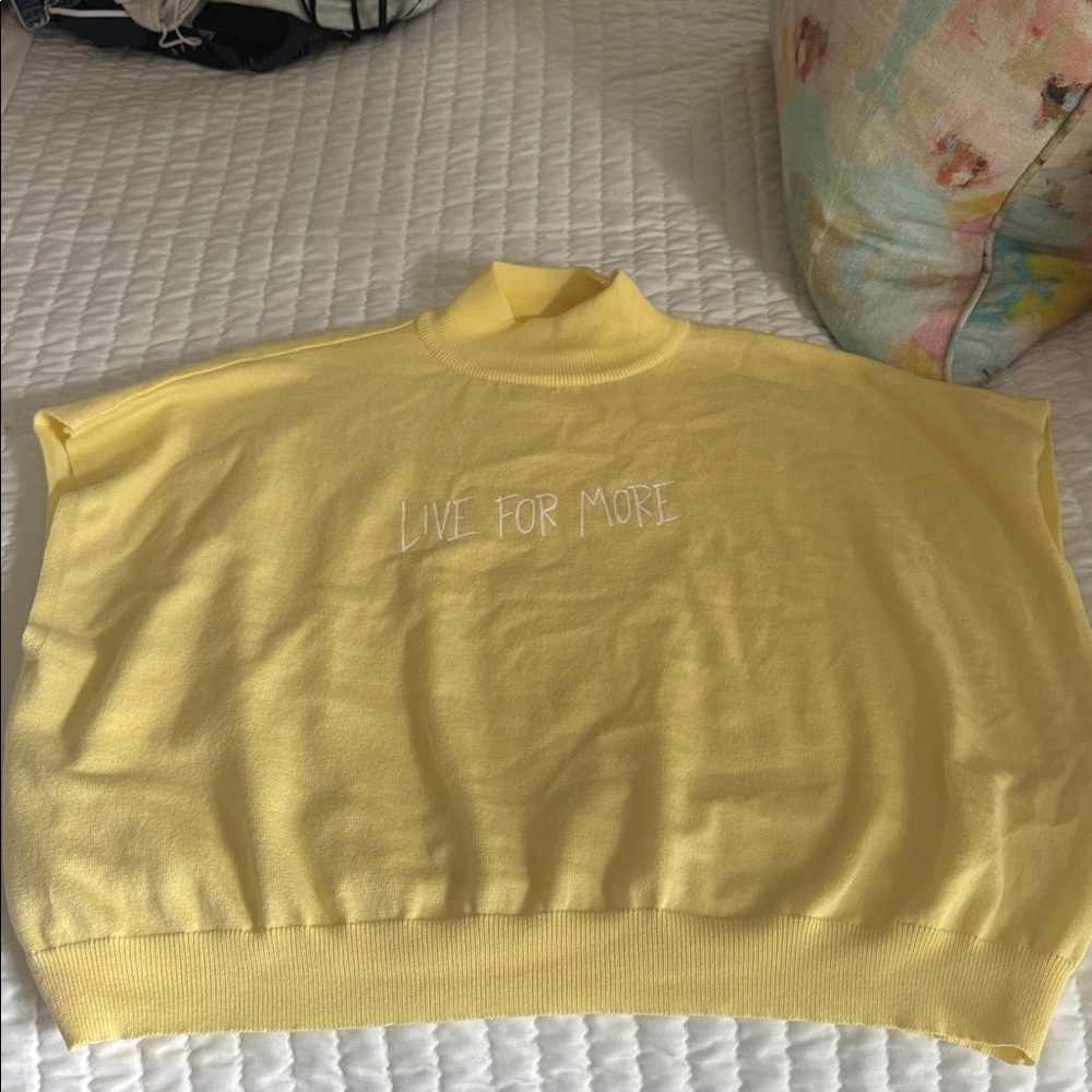 Yellow Turtleneck Sweater - Picture 3 of 5